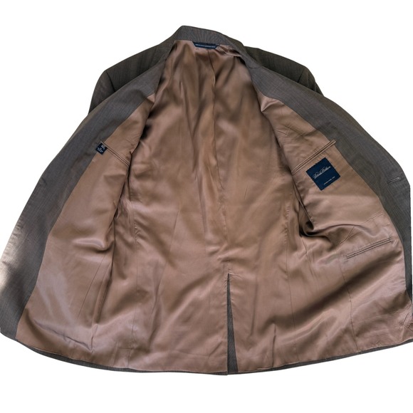 Men's Brooks Brothers Classic 2 Button 100% Wool Blazer - 40R (Made in USA) - Picture 3 of 9